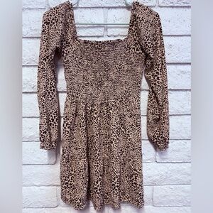 American Eagle Outfitters Animal Print Knit Dress